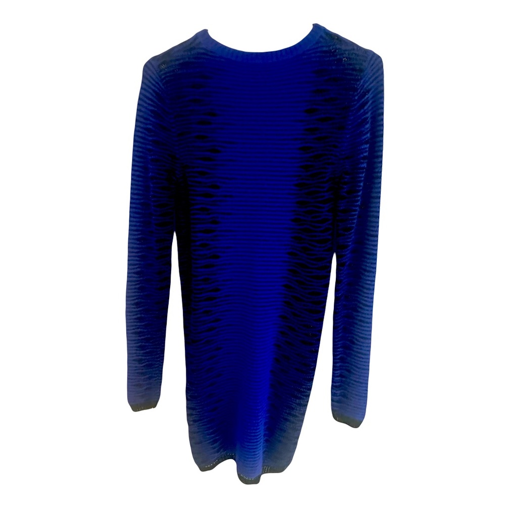 Alexander Wang Velvet Mink & Silk Sweater Sheer Dress
